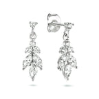 oorhangers zirkonia 18 mm zilver gerhodineerd