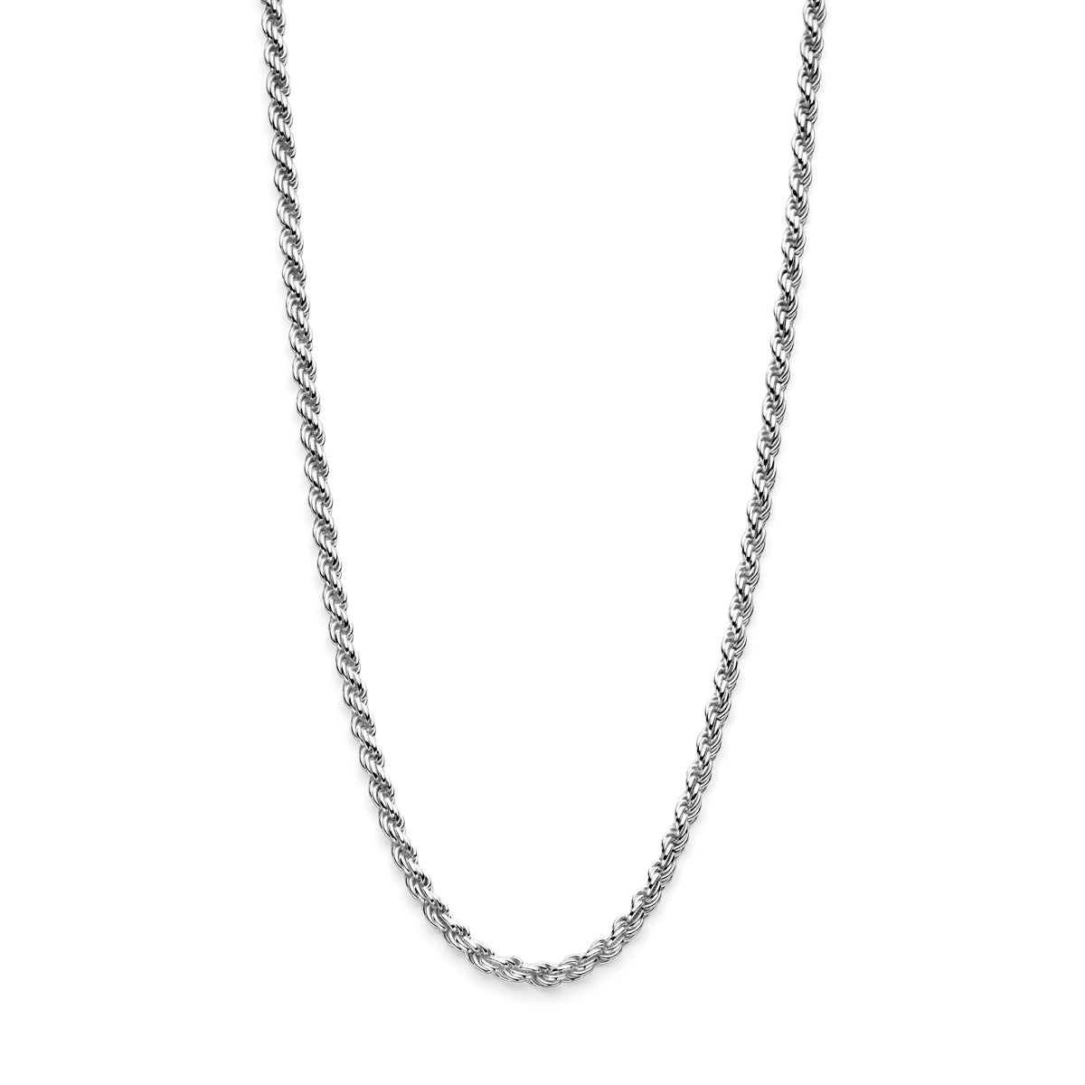 koord 4,0 mm zilver wit