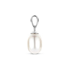 Anhänger Perle 15 mm 14K Weißgold
