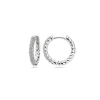 klapoorringen zirkonia zilver gerhodineerd