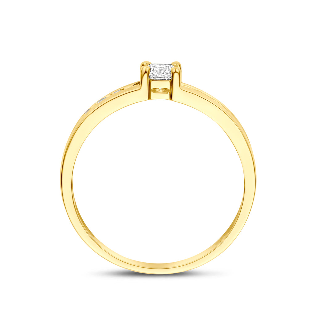 9K Ring Zirkonia 9K Gelb