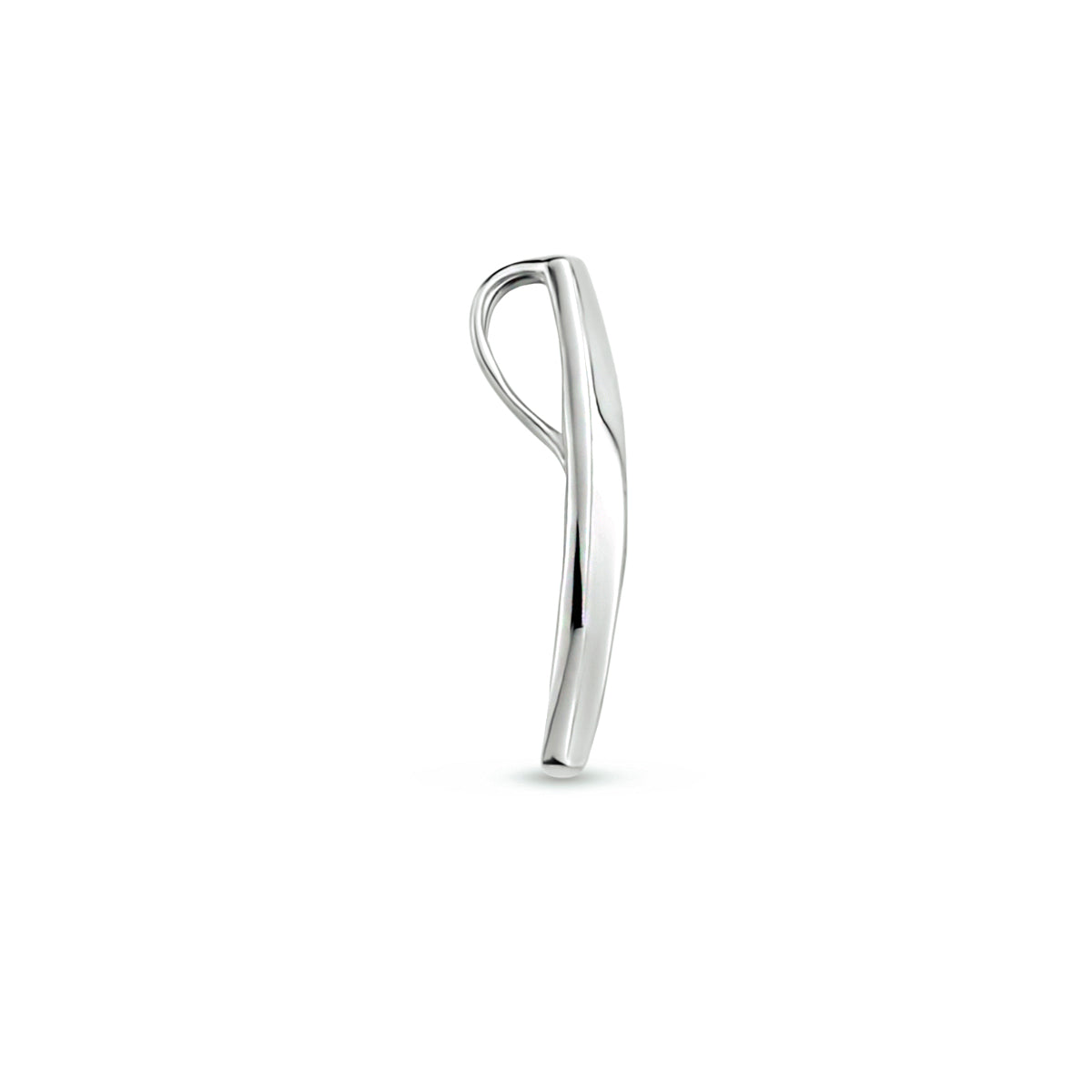 hanger zirkonia zilver gerhodineerd