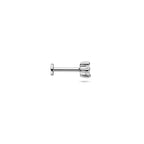 flat back piercing zirkonia 4 mm zilver gerhodineerd