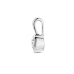 hanger met geboortesteen 11 mm zilver gerhodineerd
