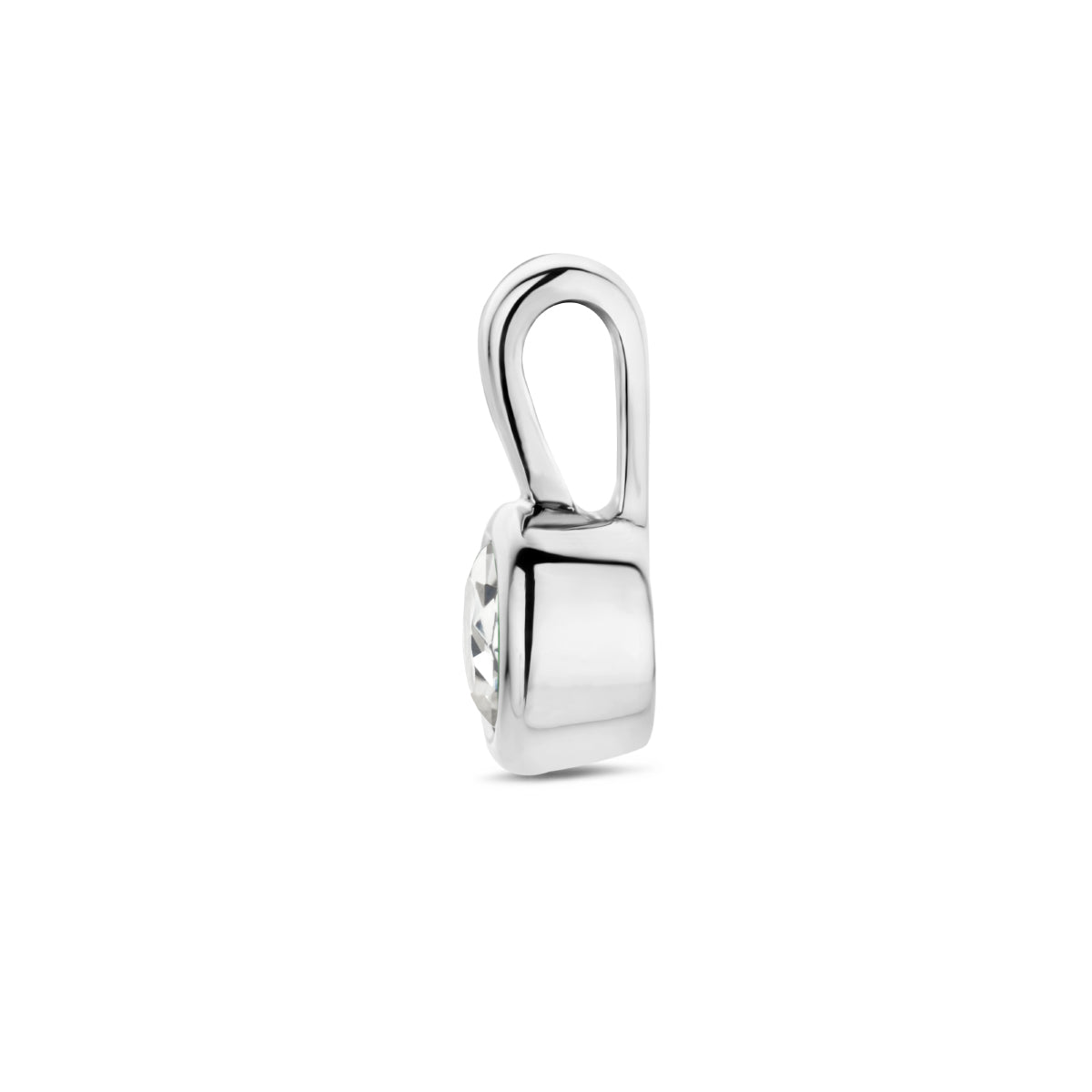 hanger met geboortesteen 11 mm zilver gerhodineerd