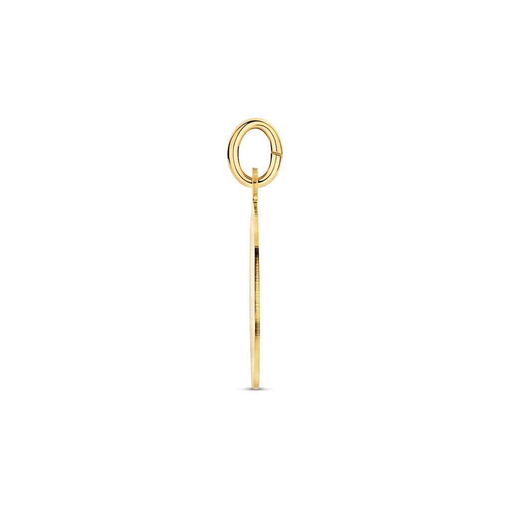 graveerhanger 14K geelgoud
