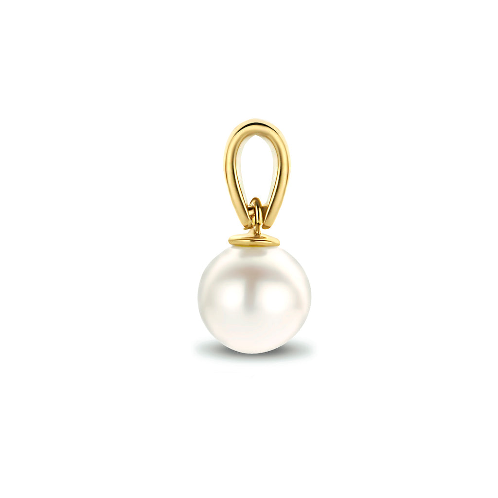 hanger parel 10 mm 14K geelgoud