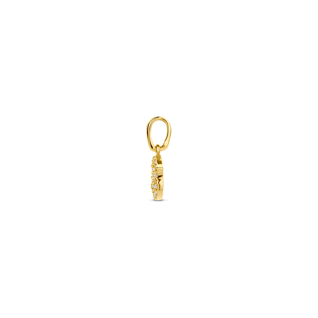 Anhänger Sternzeichen Diamant H SI 14K Gelbgold