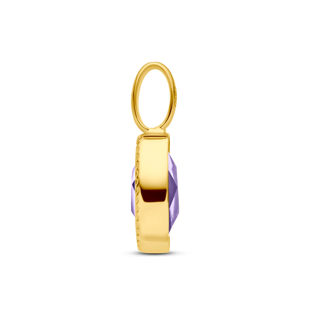Anhänger Amethyst 14K Gelbgold