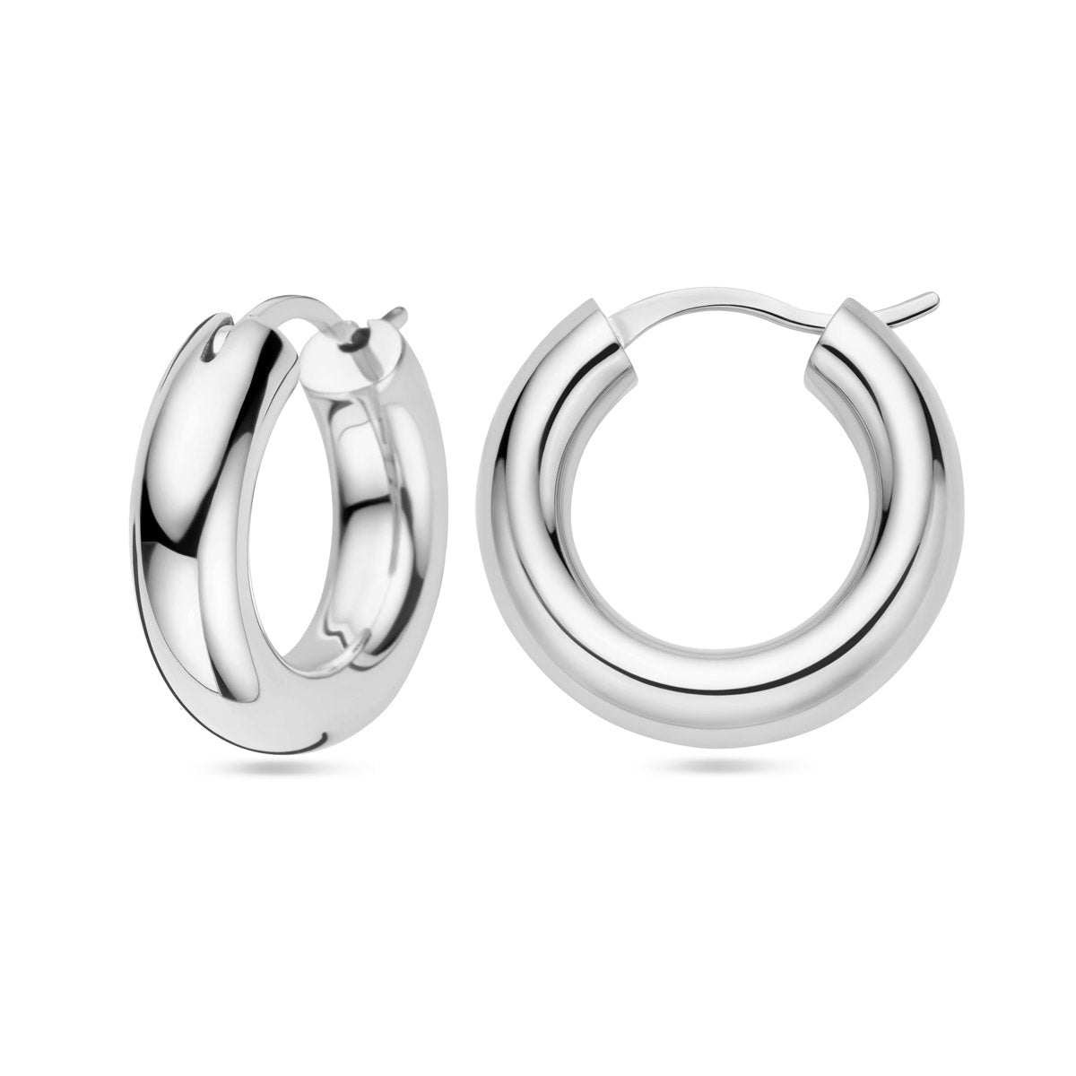 oorringen zilver gerhodineerd