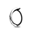 hair cuff gehamerd 19 x 77 mm edelstaal