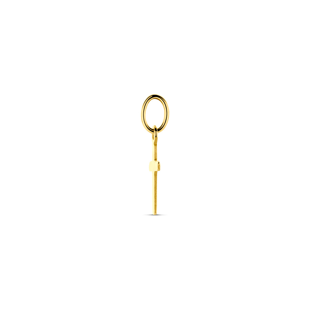 hanger kruis 14 mm 14K geelgoud