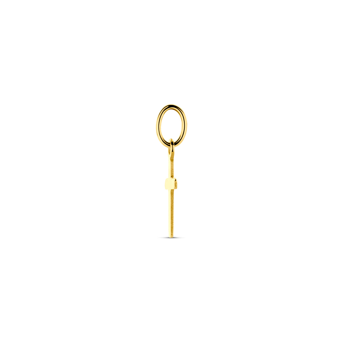 hanger kruis 14 mm 14K geelgoud