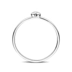 Ring Herz Silber rhodiniert