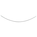 omega rond 1,4 mm zilver gerhodineerd