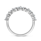 Ring Zirkonia Silber rhodiniert