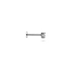 flat back piercing ster zirkonia zilver gerhodineerd