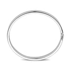bangle scharnier 8 mm vlakke buis zilver wit