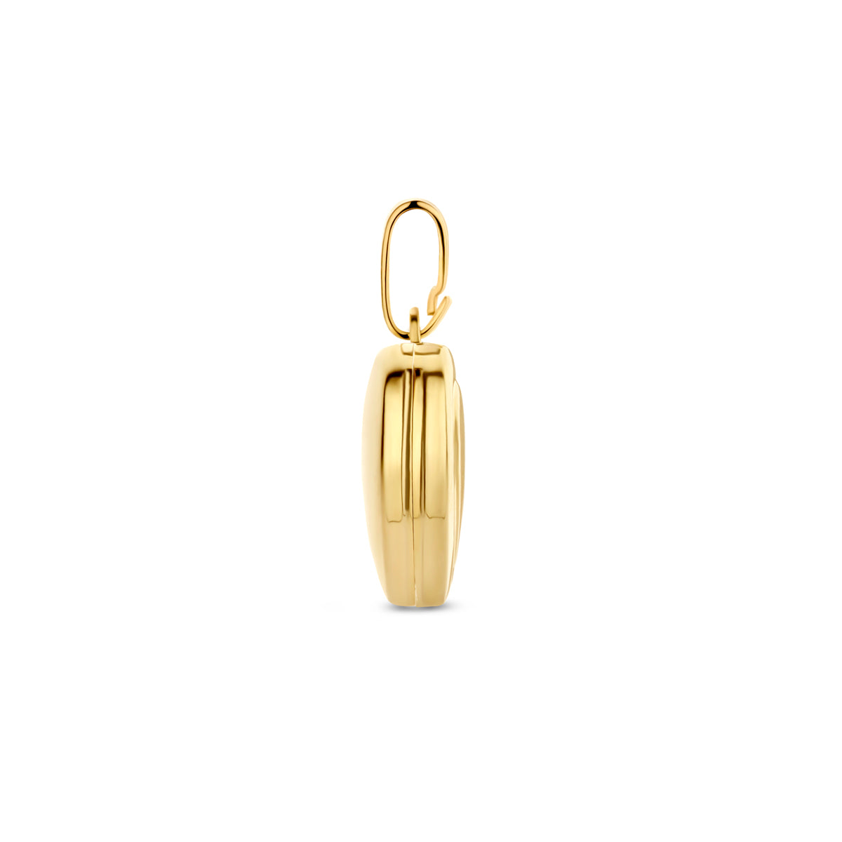 medaillon hart 14K geelgoud