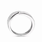 Ring Zirkonia Silber rhodiniert