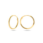 Ohrringe aus 14-karätigem Gelbgold mit Diamanten