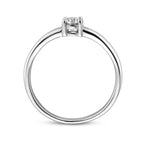 Ring Zirkonia Silber rhodiniert