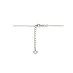 Halskette Herzen 41 + 3 cm Silber rhodiniert