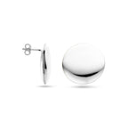 Ohrstecker 23 mm Silber rhodiniert
