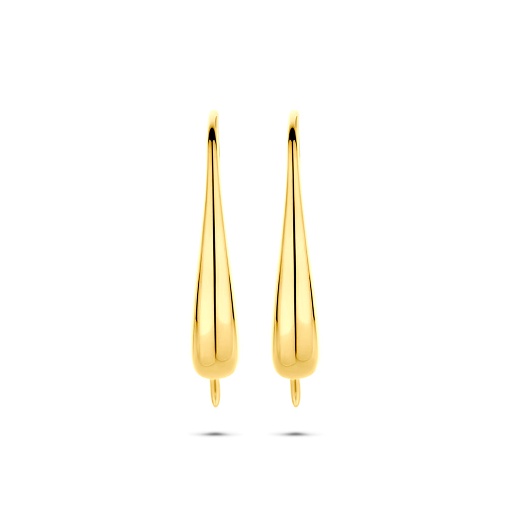 oorbellen franse haak 21 mm 14K geelgoud