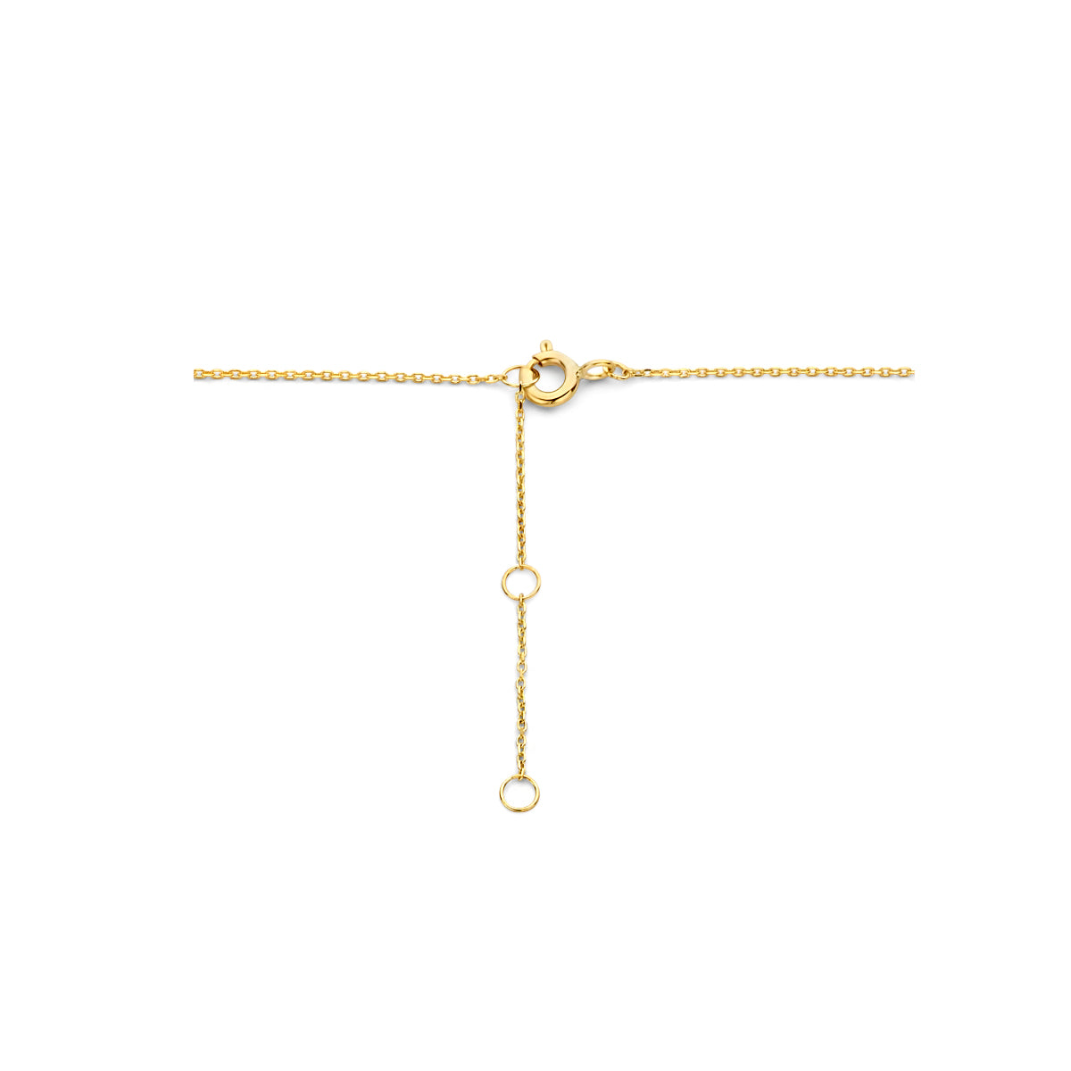 Halskette Kleeblatt 40 - 42 - 44 cm 14K Gelbgold