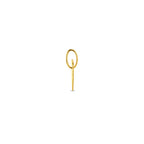 graveerhanger hart 14K geelgoud