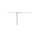 Halskette Herz 40 + 5 cm Silber rhodiniert