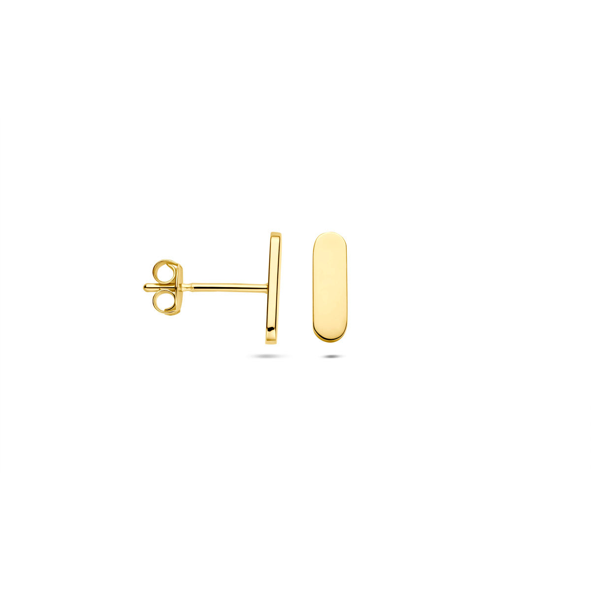 Ohrstecker 8,5 mm 14K Gelbgold