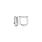 klapoorringen 12 mm zilver gerhodineerd
