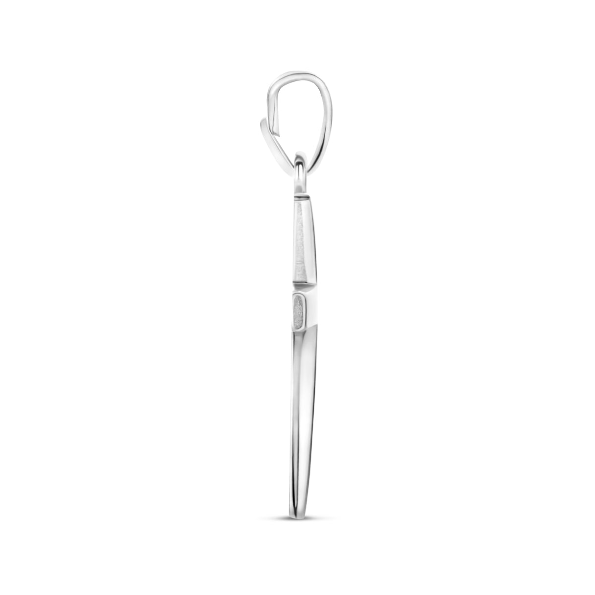 hanger kruis zilver gerhodineerd