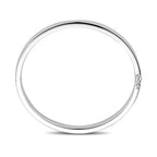 bangle scharnier 7 mm vlakke buis zilver wit
