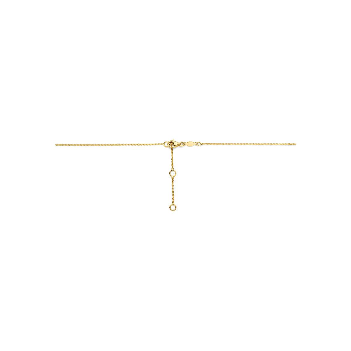 9k collier 41 - 43 - 45 cm 9K geel