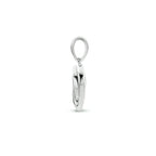 hanger hart zilver gerhodineerd