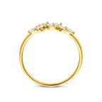 Ring Zirkonia 14K Gelbgold