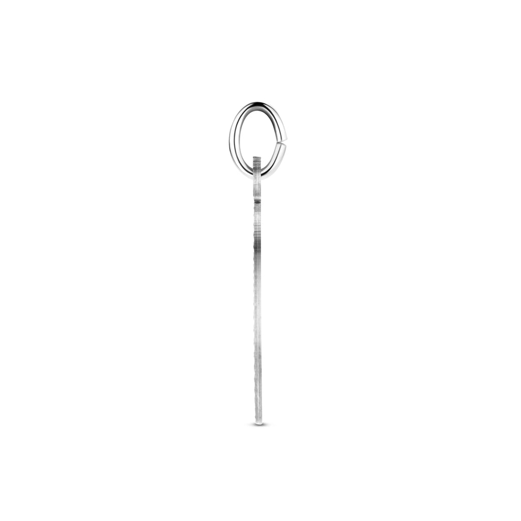 Gravuranhänger 26 mm Silber rhodiniert