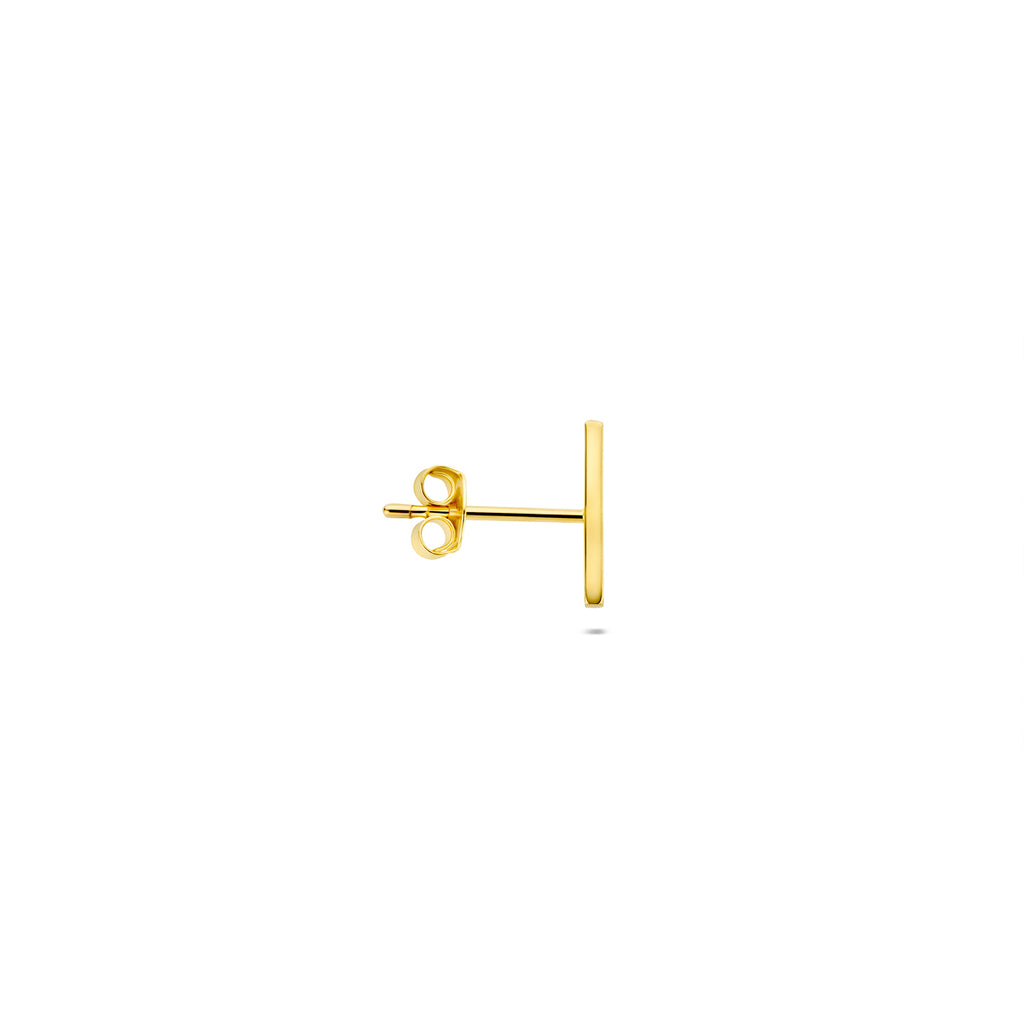 Ohrsteckerleiste pro Stück 14K Gelbgold