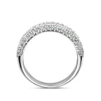 Ring Zirkonia Silber rhodiniert