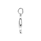 hanger paard 20 mm zilver gerhodineerd