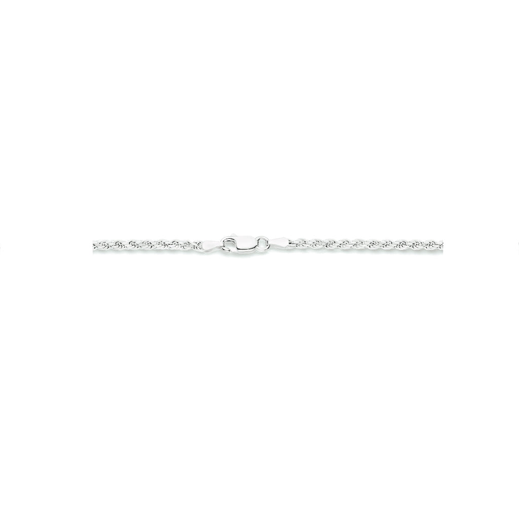 Kordel 2,5 mm Silber rhodiniert