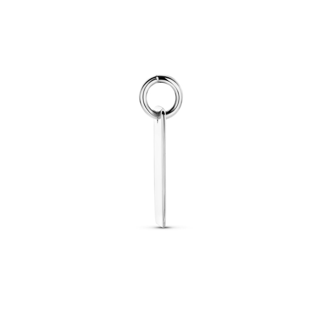 graveerhanger 15 mm zilver gerhodineerd