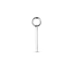 graveerhanger 15 mm zilver gerhodineerd