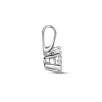 Anhänger Zirkonia 9,5 mm 14K Weißgold