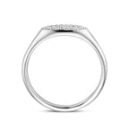 Ring Zirkonia Silber rhodiniert