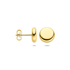 oorknoppen 10 mm 14K geelgoud