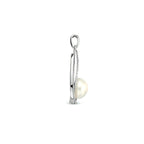 hanger parel zirkonia zilver gerhodineerd